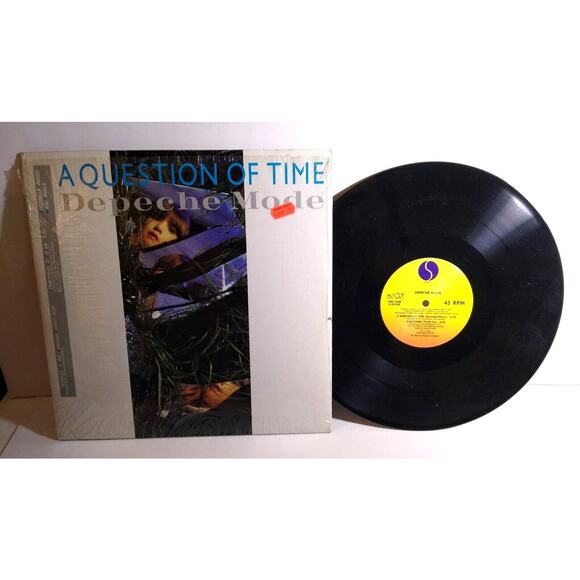 Depeche Mode Question Of Time Lust 12" EP Black Celebration Synth-Pop Mute 1986 - Picture 1 of 6